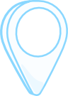 Chomra transparent icon blue